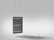 Multibrackets M Pro Series Enclosure 50" Wire Medium Black Signage Display Enclosures Multibrackets