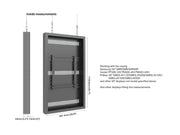 Multibrackets M Pro Series Enclosure 50" Wire Medium Black Signage Display Enclosures Multibrackets