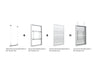 Multibrackets M Pro Series Enclosure 50" Wire Medium White Signage Display Enclosures Multibrackets