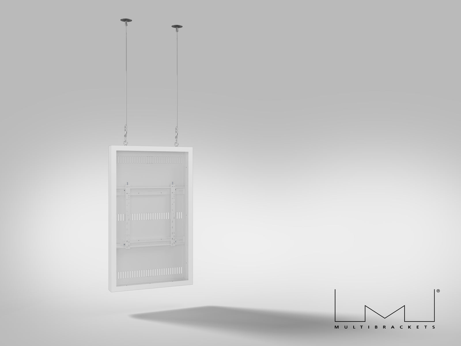 Multibrackets M Pro Series Enclosure 50" Wire Medium White Signage Display Enclosures Multibrackets