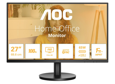 AOC 27B3CA2 27" 100Hz 1ms Full HD Desktop Monitor Desktop Monitor AOC