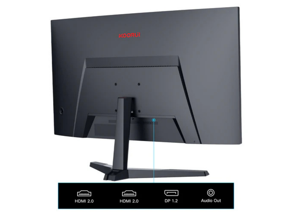 Koorui 27E6CA 27" 180Hz 1ms Full HD Curved Gaming Monitor Gaming Monitor Koorui
