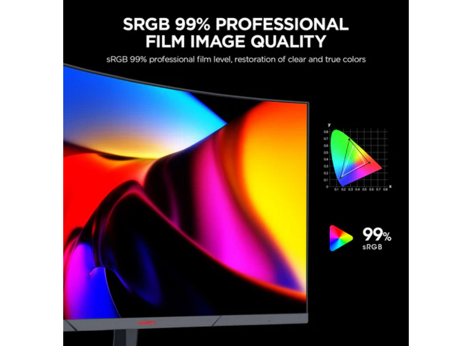 Koorui 27E6CA 27" 180Hz 1ms Full HD Curved Gaming Monitor Gaming Monitor Koorui