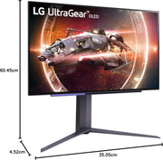 LG UltraGear™ 27" QHD OLED 240Hz 0.03ms (GtG) DisplayHDR Gaming Monitor | 27GS95QE-B.AEK Gaming Monitor LG