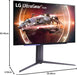 LG UltraGear™ 27" QHD OLED 240Hz 0.03ms (GtG) DisplayHDR Gaming Monitor | 27GS95QE-B.AEK Gaming Monitor LG