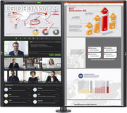LG 27QP88DP-BS 27" QHD Monitor Ergo Dual with Daisy Chain Desktop Monitor LG