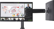 LG 27QP88DP-BS 27" QHD Monitor Ergo Dual with Daisy Chain Desktop Monitor LG