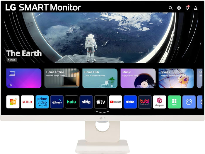 LG 27SR50F-W.AEK 27" Full HD IPS Smart Monitor with webOS Desktop Monitor LG