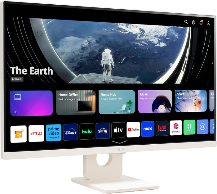 LG 27SR50F-W.AEK 27" Full HD IPS Smart Monitor with webOS Desktop Monitor LG