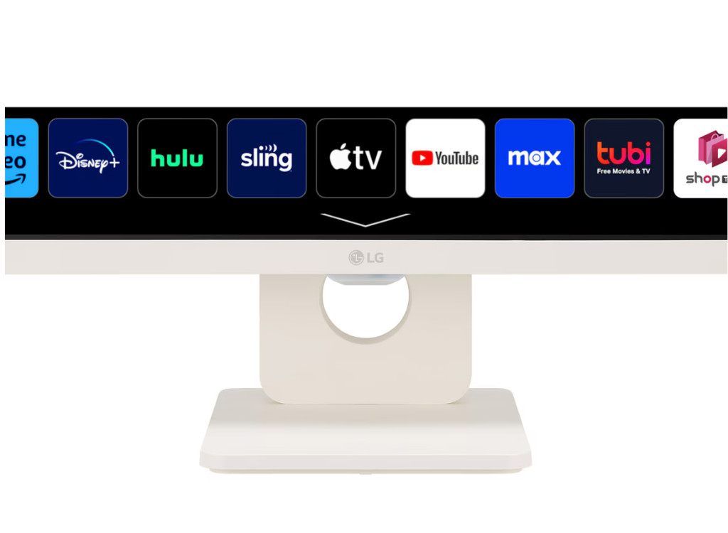 LG 27SR50F-W.AEK 27" Full HD IPS Smart Monitor with webOS Desktop Monitor LG