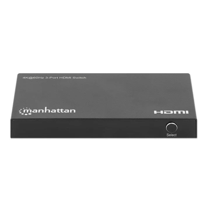 Manhattan 4K@60Hz 3-Port HDMI Switch | 208222 Video Switch Manhattan