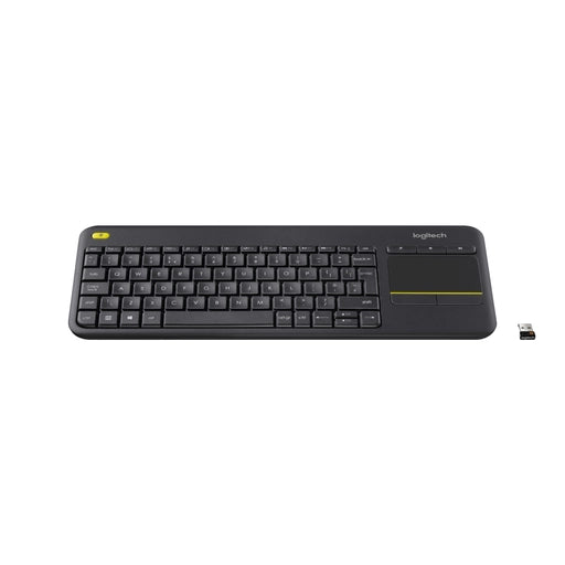 Logitech K400 Plus Wireless Keyboard with Touchpad (Black) UK English | 910-004546 Keyboard & Mouse Logitech