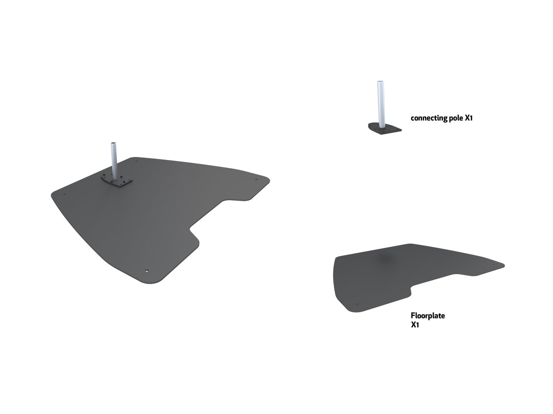 Multibrackets Pro Series Large Floorplate Mounting Accessory Multibrackets