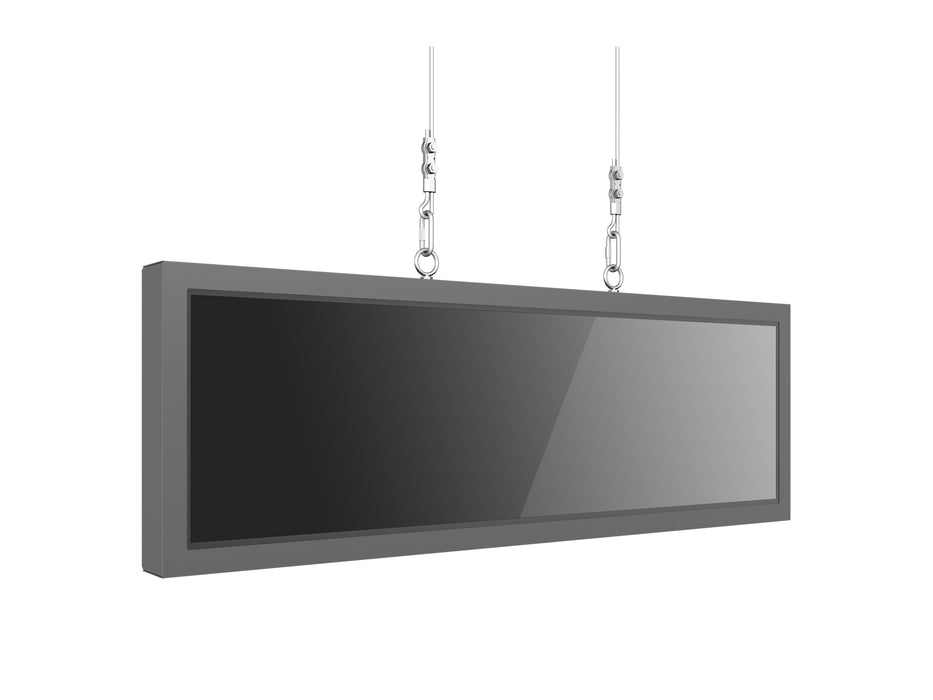 Multibrackets M Pro Series Enclosure 37" Wire Small Black Signage Display Enclosures Multibrackets