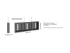 Multibrackets M Pro Series Enclosure 37" Wire Small Black Signage Display Enclosures Multibrackets