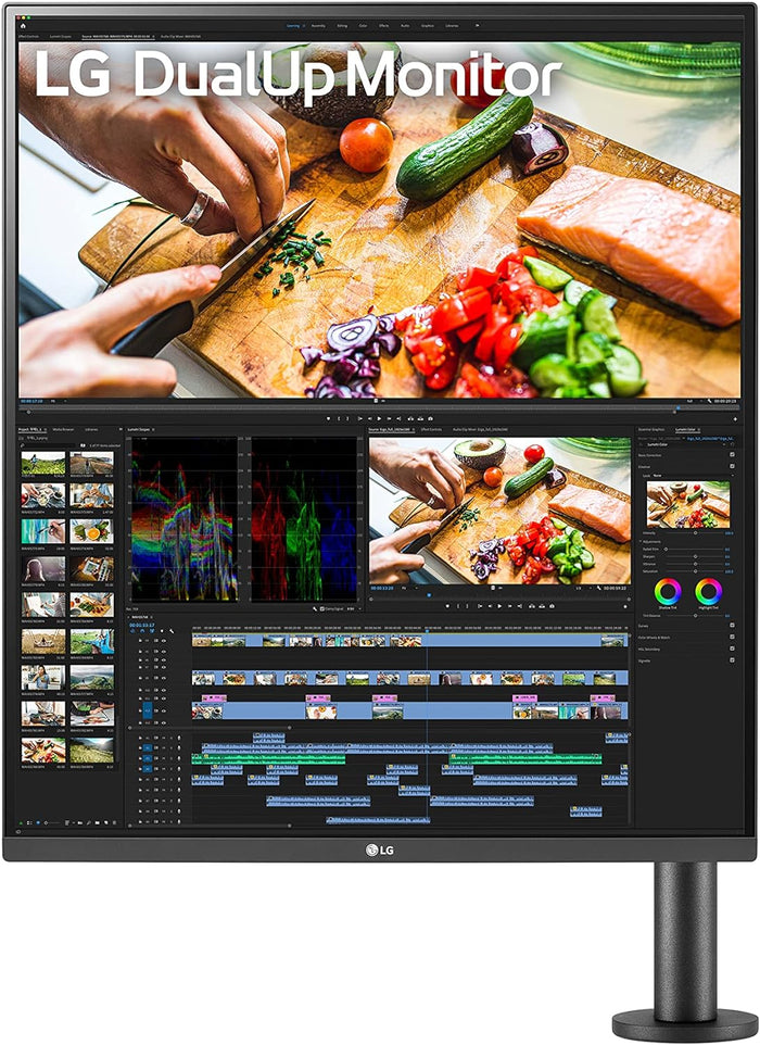 LG 27.6" Full HD DualUp Monitor with Ergo Stand | 28MQ780-B Desktop Monitor LG