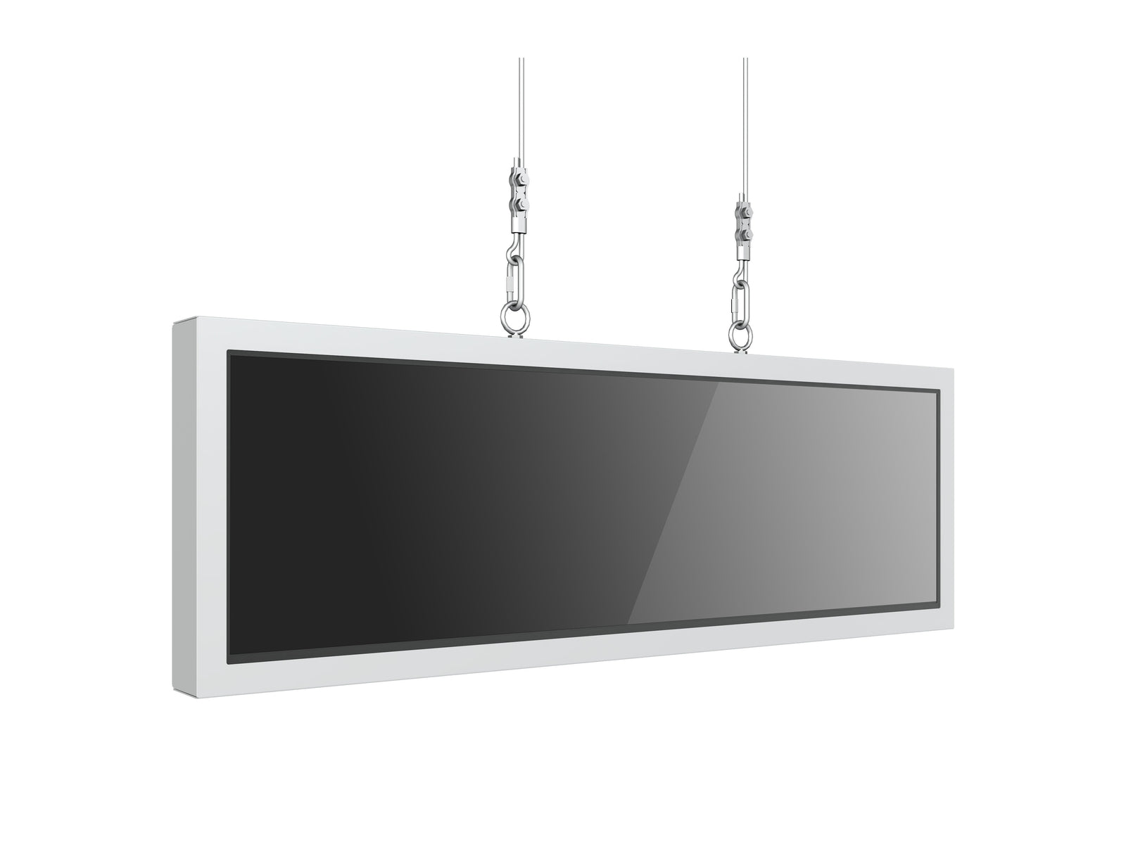 Multibrackets M Pro Series Enclosure 37" Wire Small White Signage Display Enclosures Multibrackets