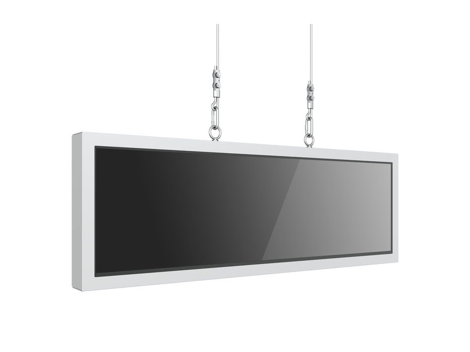 Multibrackets M Pro Series Enclosure 37" Wire Small White Signage Display Enclosures Multibrackets