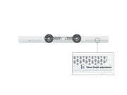 Multibrackets M Pro Series Enclosure 37" Wire Small White Signage Display Enclosures Multibrackets