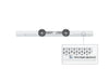 Multibrackets M Pro Series Enclosure 37" Wire Small White Signage Display Enclosures Multibrackets