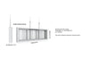 Multibrackets M Pro Series Enclosure 37" Wire Small White Signage Display Enclosures Multibrackets