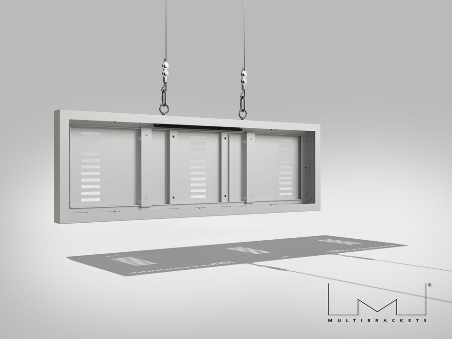 Multibrackets M Pro Series Enclosure 37" Wire Small White Signage Display Enclosures Multibrackets