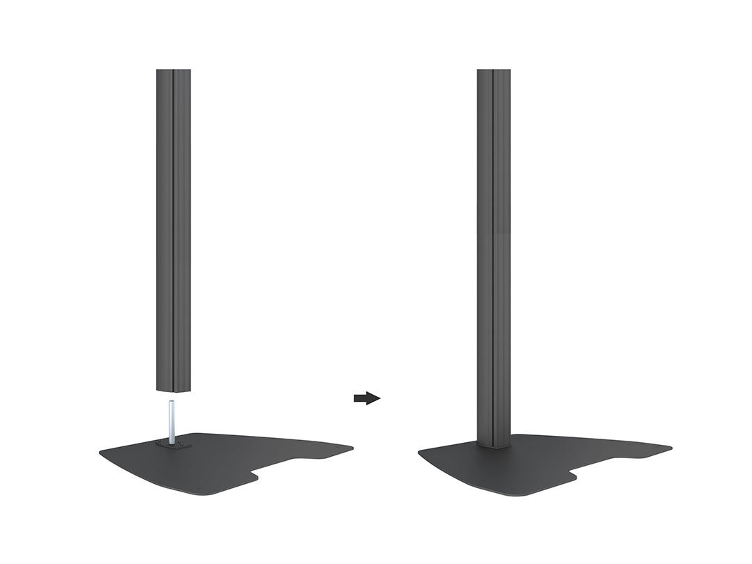 Multibrackets Pro Series Large Floorplate Column - 150cm Mounting Accessory Multibrackets