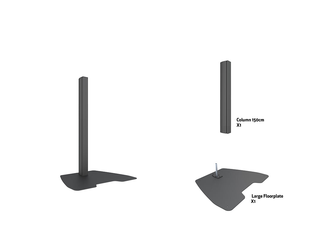 Multibrackets Pro Series Large Floorplate Column - 150cm Mounting Accessory Multibrackets