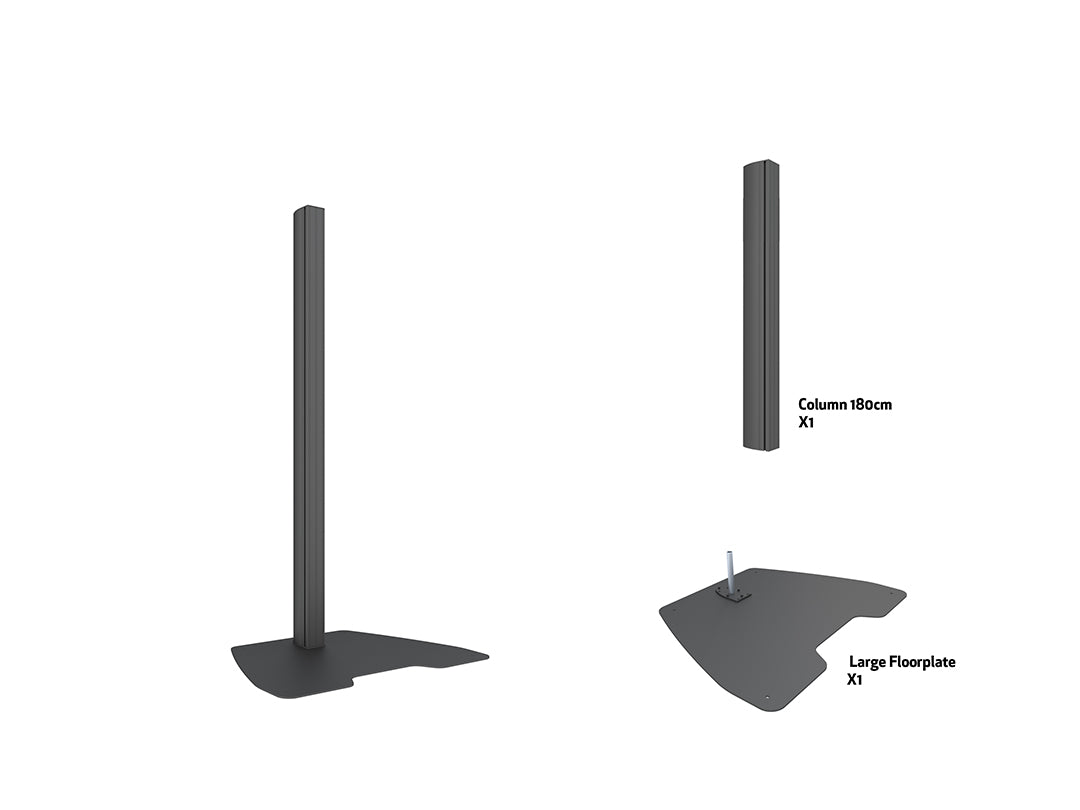 Multibrackets Pro Series Large Floorplate Column - 180cm Mounting Accessory Multibrackets