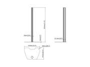 Multibrackets Pro Series Large Floorplate Column - 180cm Mounting Accessory Multibrackets