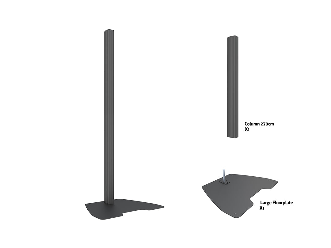 Multibrackets Pro Series Large Floorplate Column - 270cm Mounting Accessory Multibrackets