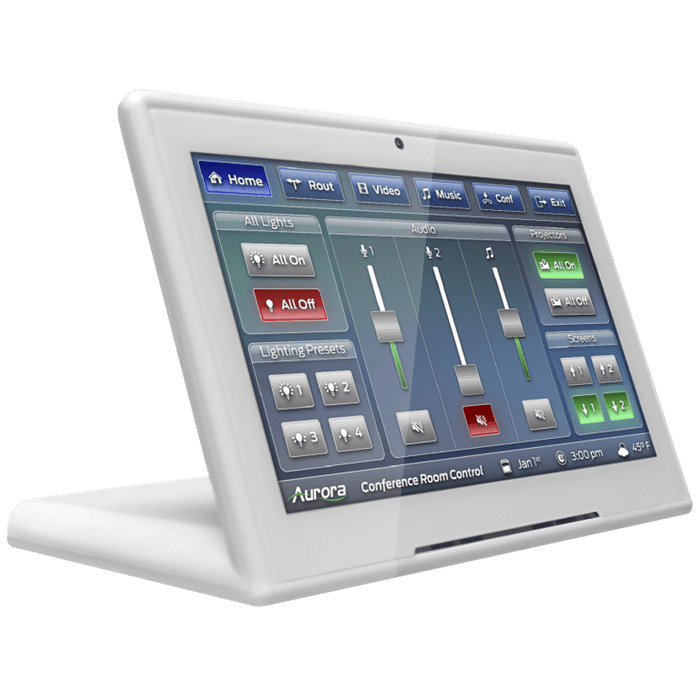 Aurora RXT-8D-W 8-desktop ReAX touch panel control system (White) Touch Control Panel Aurora