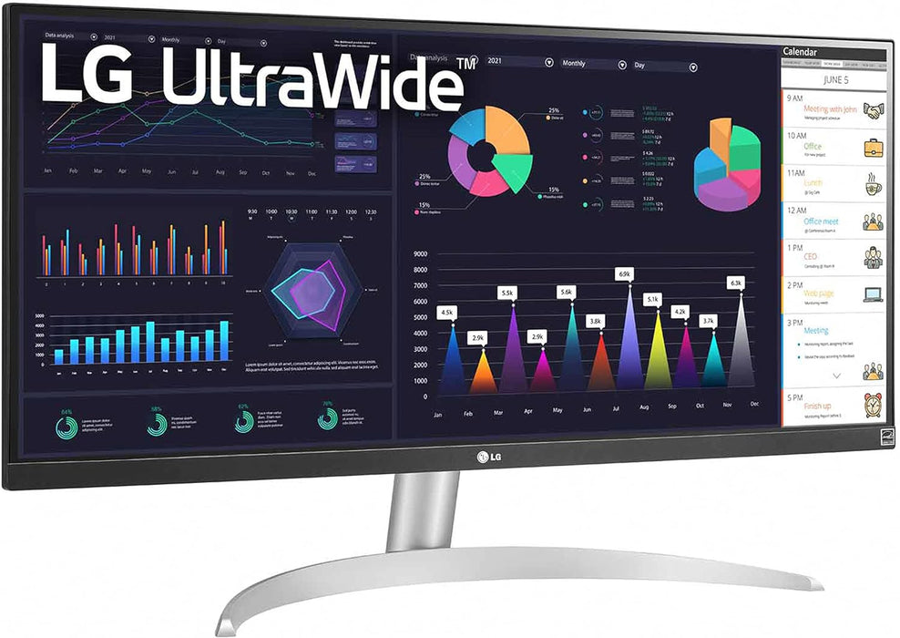 LG 29WQ600-W.AEK 29" 21:9 UltraWide™ Full HD IPS Monitor with AMD FreeSync™