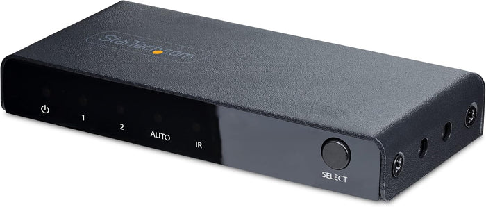 Startech 2-Port HDMI 2.1 Switch 8K@60Hz HDR10+ Auto & Manual Switching | 2PORT-HDMI-SWITCH-8K Video Switch Startech