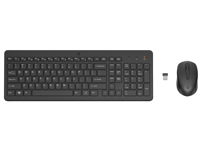 HP 330 Wireless Keyboard & Mouse Set – Full-Size Ergonomic Combo for Windows | 2V9E6AA#ABZ Keyboard & Mouse HP