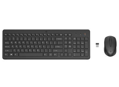 HP 330 Wireless Keyboard & Mouse Set – Full-Size Ergonomic Combo for Windows | 2V9E6AA#ABZ Keyboard & Mouse HP