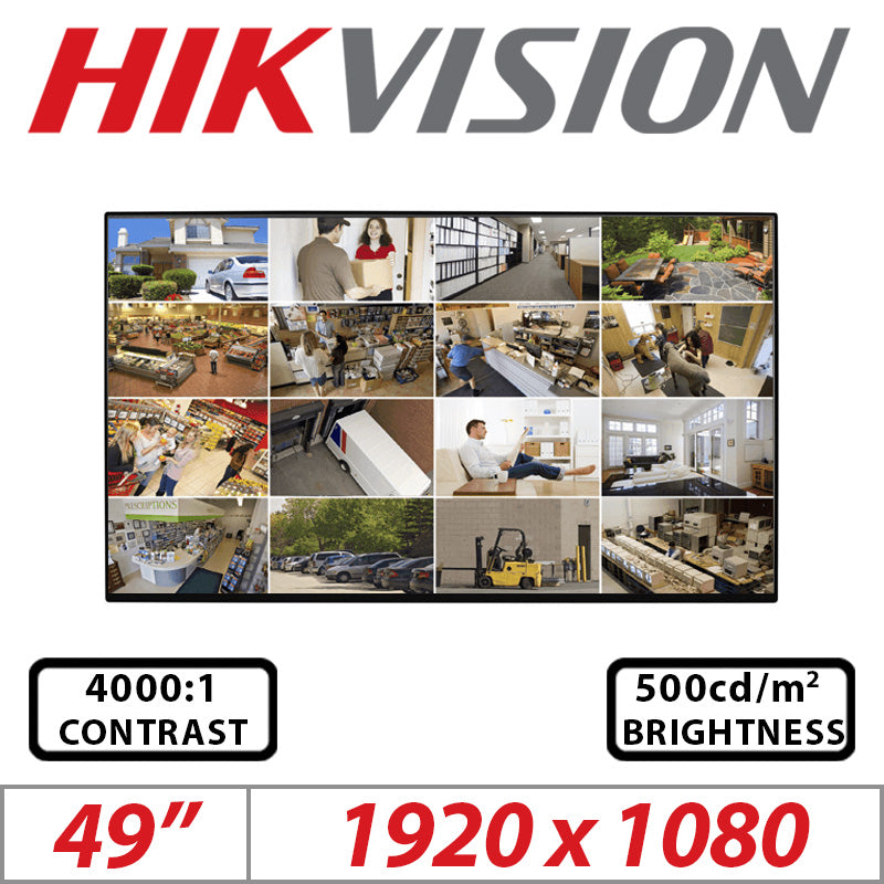 Hikvision DS-D2049NL-BA 49 Inch 3.5mm Pro Series LCD Display Unit CCTV Monitor Hikvision