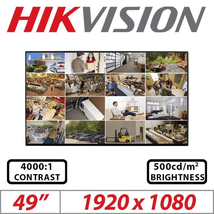 Hikvision DS-D2049NL-BA 49 Inch 3.5mm Pro Series LCD Display Unit CCTV Monitor Hikvision