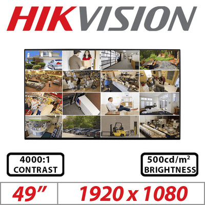 Hikvision DS-D2049NL-BA 49 Inch 3.5mm Pro Series LCD Display Unit CCTV Monitor Hikvision