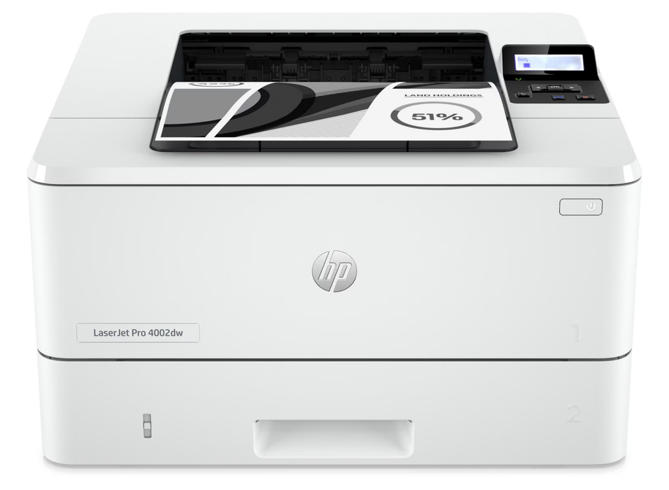 HP LaserJet Pro 4002dw Black and White Wireless Printer | 2Z606F#B19 Laser Printers HP