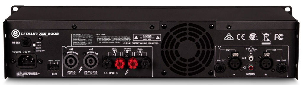 Crown XLS2002 Two-channel, 650W @ 4Ω Power Amplifier