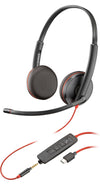 HP Poly Blackwire C3225 Stereo USB-C Headset | 80S04AA