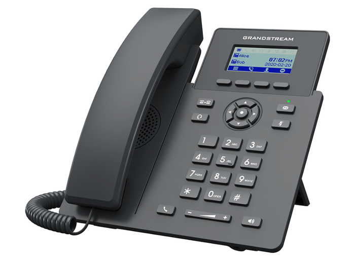 Grandstream GRP2601P 2-Line IP Phone with PoE, 5-Way Audio Conferencing & Noise Shield Technology IP Phone GrandStream