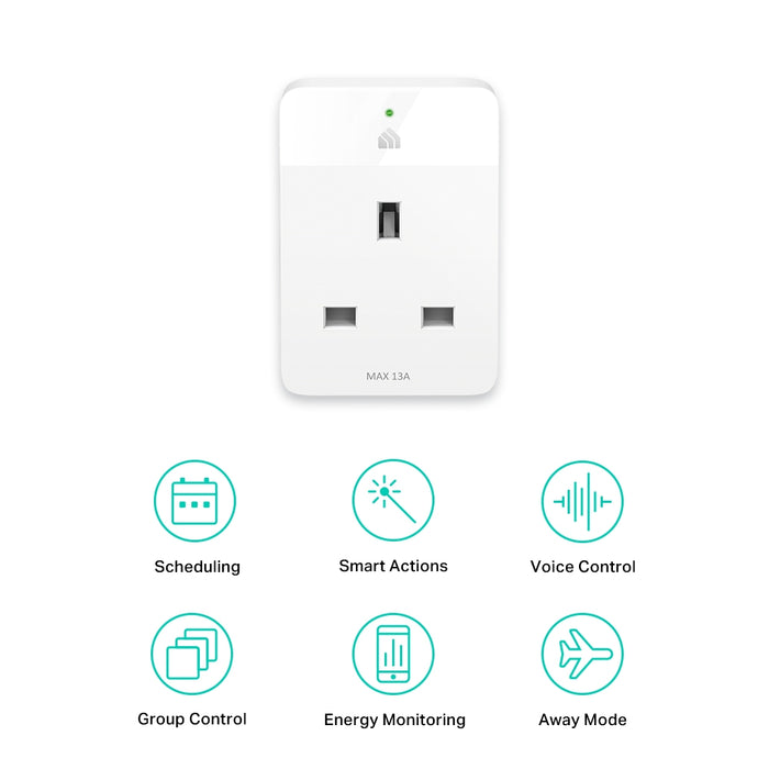 TP-Link KP115 Kasa Smart WiFi Plug Slim with Energy Monitoring