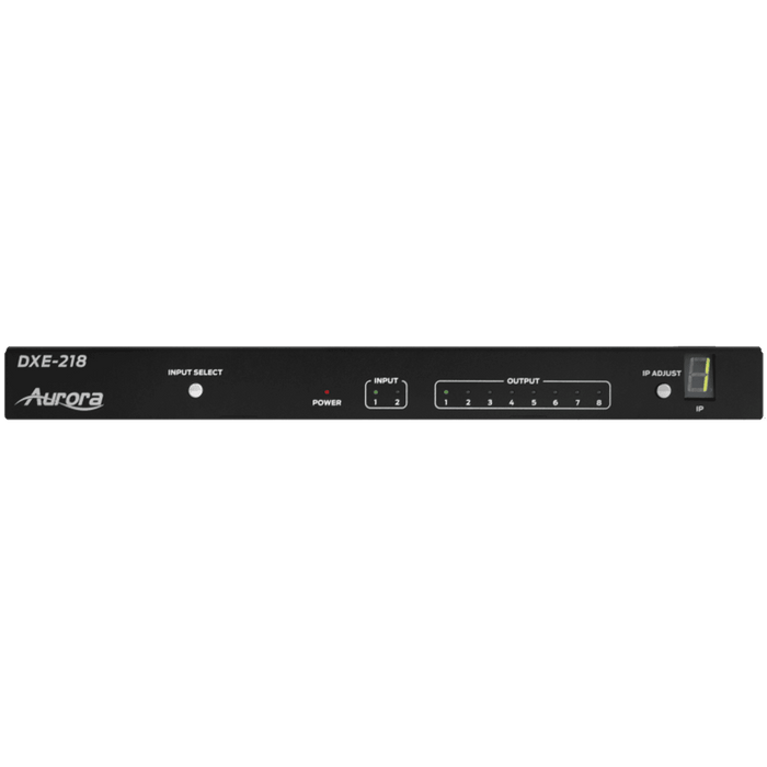 Aurora DXE-218 2-to-8 HDMI 4K Advanced Splitter Video Splitter Aurora