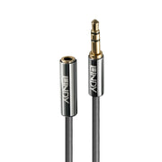 Lindy 2m 3.5mm Extension Audio Cable, Cromo Line | 35328 Audio / Video Cable Lindy