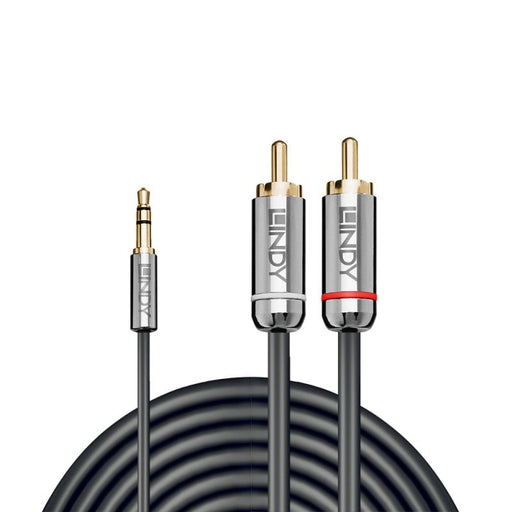 Lindy 2m 3.5mm to Phono Audio Cable, Cromo Line | 35334 Lindy Audio Cable Lindy