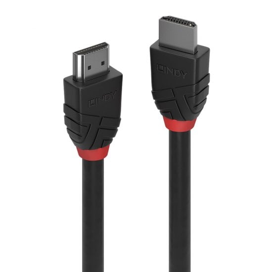 Lindy 2m 8K60Hz HDMI Cable, Black Line | 36772 HDMI Cable Lindy
