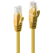 Lindy 2m Cat.6 U/UTP Network Cable, Yellow | 48063 LAN / Ethernet Cable Lindy