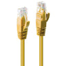 Lindy 2m Cat.6 U/UTP Network Cable, Yellow | 48063